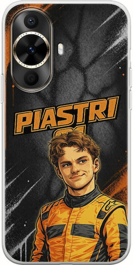 Θήκη Pole Position Collection Oscar Piastri Huawei Nova 12s Flexible Tpu Διάφανη Σιλικόνη