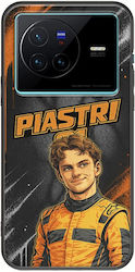 Husă Pole Position Collection Oscar Piastri Vivo X80 Black TPU Siliconă Neagră