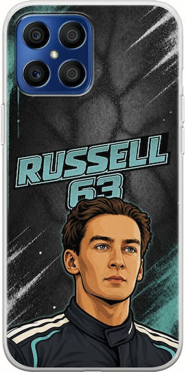 Pole Position Collection George Russell Honor X8 Flexible TPU Transparent Silicone Case
