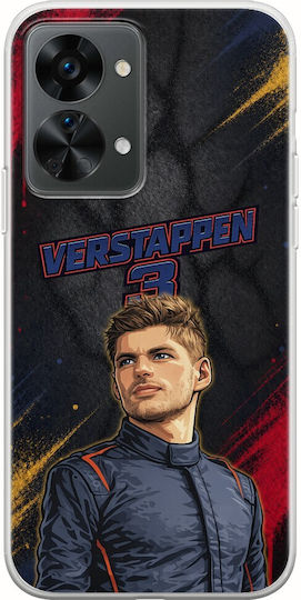 Pole Position Collection Max Verstappen OnePlus Nord 2T 5G Flexible TPU Transparent Silicone Case