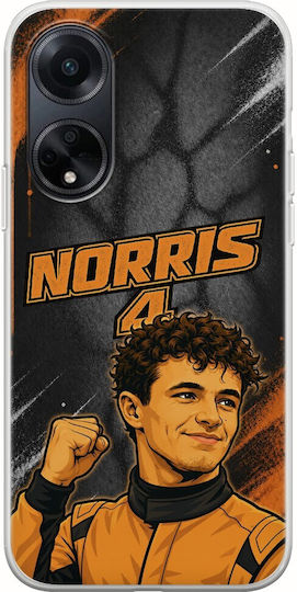 Калъф Pole Position Collection Lando Norris Oppo A98 5g Гъвкав TPU Прозрачен Силикон