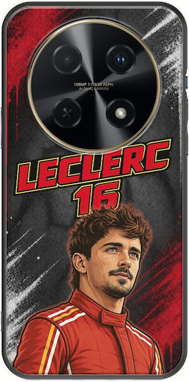 Калъф Pole Position Collection Charles Leclerc Huawei Nova 12i Черен TPU Силикон