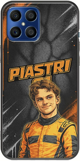 Handyhülle Pole Position Collection Oscar Piastri Ehre X8 Schwarz Tpu Schwarze Silikon