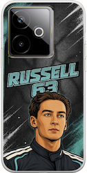 Θήκη Pole Position Collection George Russell Realme Gt 7t 5g Flexible Tpu Διάφανη Σιλικόνη