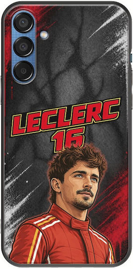 Pole Position Collection Charles Leclerc Samsung Galaxy M15 5g Black TPU Black Silicone Case