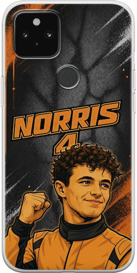 Handyhülle Pole Position Collection Lando Norris Google Pixel 4a 5G Flexible Tpu Transparente Silikon