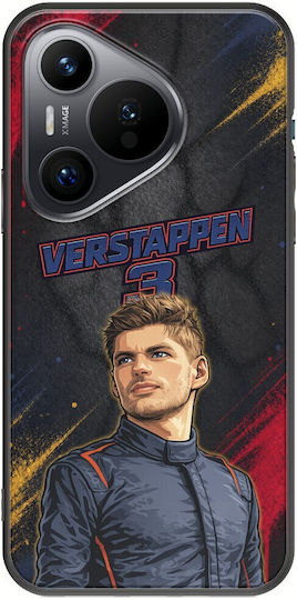 Калъф Pole Position Collection Max Verstappen Huawei Pura 70 Черен TPU Силикон