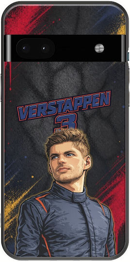 Θήκη Pole Position Collection Max Verstappen Google Pixel 6a 5g Black Tpu Μαύρη Σιλικόνη