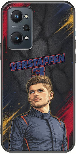Θήκη Pole Position Collection Max Verstappen Realme Gt 2 5g Black Tpu Μαύρη Σιλικόνη