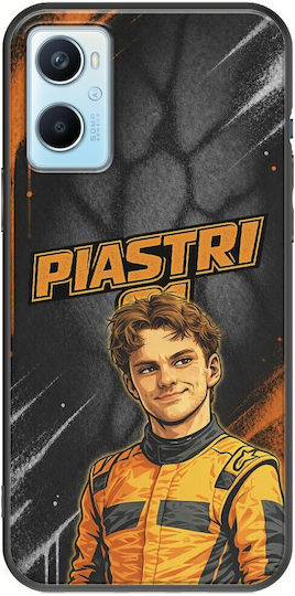 Pole Position Collection Oscar Piastri Oppo A96 4g Black TPU Silicone Case