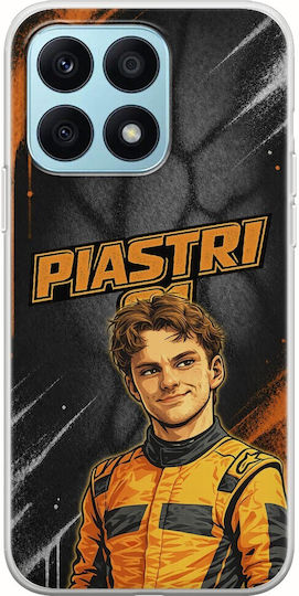Θήκη Pole Position Collection Oscar Piastri Honor X8a Flexible Tpu Διάφανη Σιλικόνη