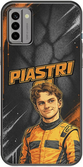 Θήκη Pole Position Collection Oscar Piastri Nokia G22 Black Tpu Μαύρη Σιλικόνη
