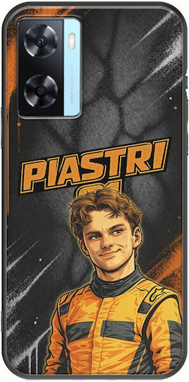 Θήκη Pole Position Collection Oscar Piastri Oppo A77 5g Black Tpu Μαύρη Σιλικόνη