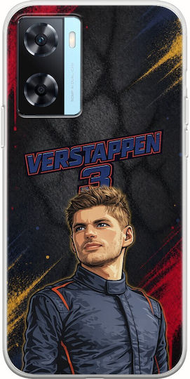 Pole Position Collection Max Verstappen Oppo A77 5g Flexible TPU Transparent Silicone Case