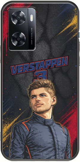 Husă Pole Position Collection Max Verstappen OnePlus Nord N20 SE Neagră TPU Silicon