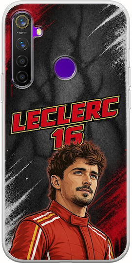 Pole Position Collection Charles Leclerc Realme 5 Pro Flexible TPU Transparent Silicone Case