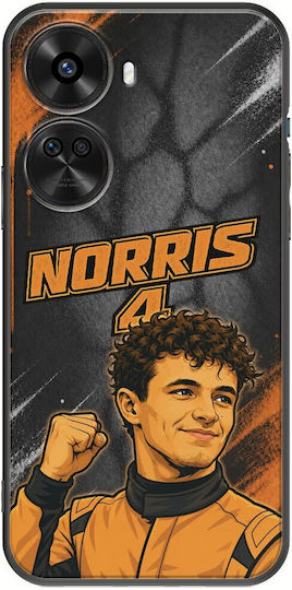 Husă Pole Position Collection Lando Norris Huawei Nova 12 Se Black TPU Siliconă Neagră