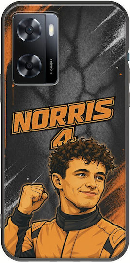 Pole Position Collection Lando Norris Oppo A57s Black TPU Silicone Case