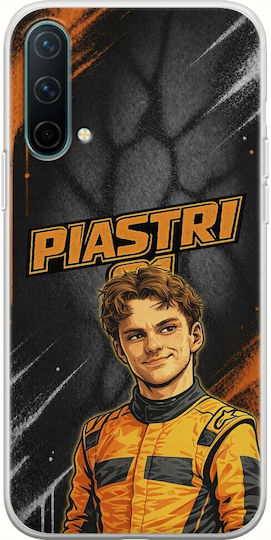 Калъф Pole Position Collection Oscar Piastri OnePlus Nord CE 5G Гъвкав TPU Прозрачен Силикон