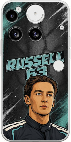 Pole Position Collection George Russell Nothing Phone 3 5G Flexible TPU Transparent Silicone Case