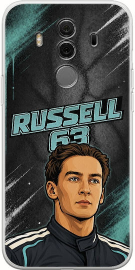 Handyhülle Pole Position Collection George Russell Huawei Mate 10 Pro Flexibles Tpu Transparente Silikon