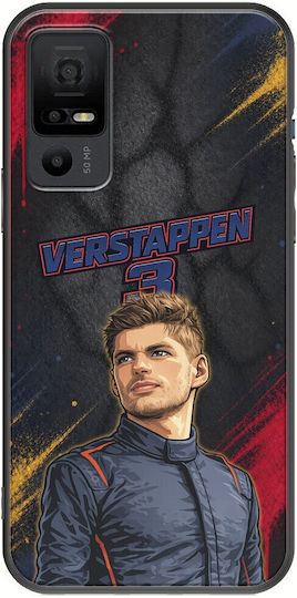 Pole Position Collection Max Verstappen TCL 40 Nxtpaper 5G Black TPU Silicone Case