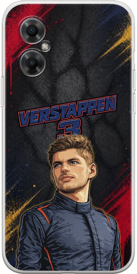 Husă Pole Position Collection Max Verstappen Xiaomi Poco M4 5G Flexibil TPU Silicon Transparentă