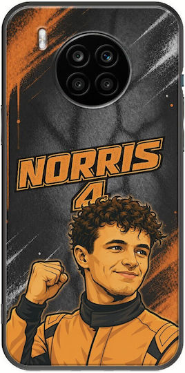 Калъф Pole Position Collection Lando Norris Huawei Nova 8i Черен TPU Силикон