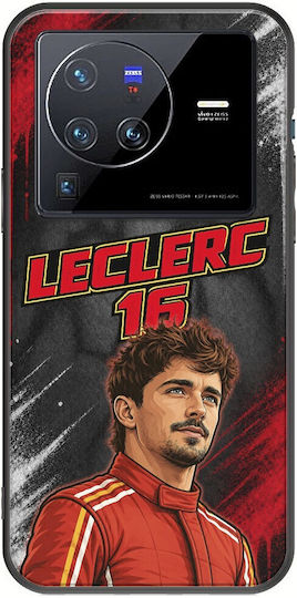 Pole Position Collection Charles Leclerc Vivo X80 Pro Black TPU Silicone Case