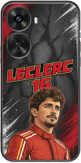 Pole Position Collection Charles Leclerc Huawei Nova 12 Se Black TPU Black Silicone Case