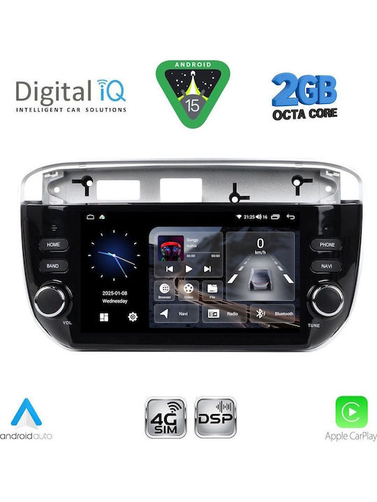 Digital IQ Car Audio System for Fiat Grande Punto Bluetooth USB WiFi GPS with 7" Touch Screen DIGITAL IQ BLF 364_CPA 7" Deck