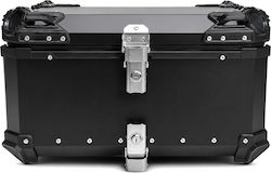 Black One Motorcycle Top Case Aluminum 65lt Black Black One Motorcycle Top Case Aluminum 65lt Black