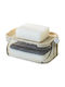 Alista Home Glass Beige Soap Dish