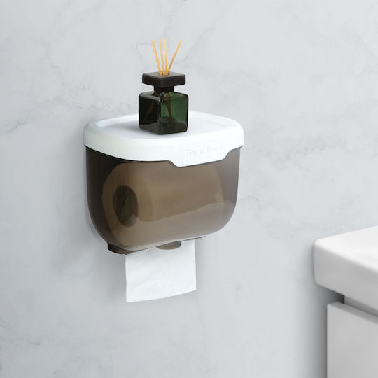 Alista Home Suport De Hârtie Montat Pe Perete Din Plastic Alb