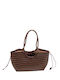 Leather Women's Tote Bag Brown SCDGKBB561459 D Brown-os