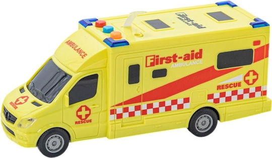 Gounaridis Toys Αυτοκινητάκι Ασθενοφόρο Pull Back