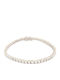 Women's Riviera Silver Bracelet with Zircon 18cm
