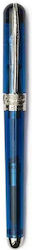 Pineider Avatar Fountain Pen Medium 0.8mm Blue with Blue Ink