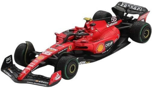 Mașină Ferrari Sf23 #55 C Sainz Gp Monaco 2023 Scara 1:64 Bbr Bbrfer64023