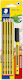 Staedtler Set Wooden Pencils Noris 120-sbk8p2 Hexagonal HB 9 Pieces