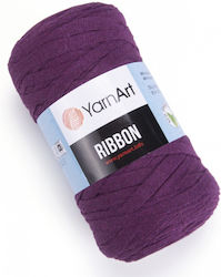 Yarnart Ribbon 778 Purple Eggplant Knitting Yar...