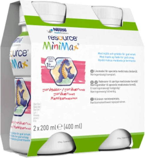 Nestle Resource Minimax Supliment Alimentar Special 2 x 200ml Căpșună
