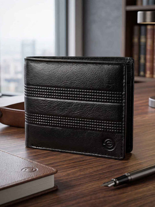 Men's Wallet With RFID Black