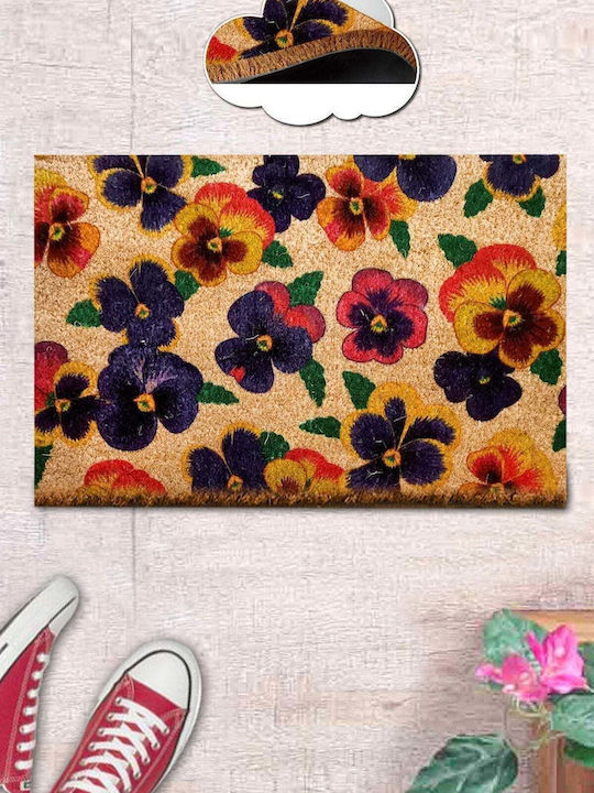SteweHome Non-Slip Brown Doormat 40x60cm