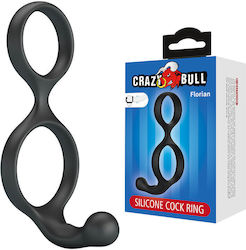 Crazy Bull Florian Inele Pentru Penis Dublu Cu Bile Negre