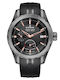 Edox Grand Ocean Men's Watch Automatic with Black Rubber Strap