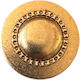 Round Button 62280 2cm Gold 1 Piece