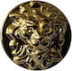 Buttons B0045 1.5cm Gold 5 Pieces