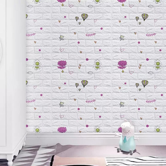 Alista Home Autocolant Decorativ 3D Pentru Perete Copii Spumă 1x77cm 10 Bucăți Alista Home Autocolant Decorativ 3D Pentru Perete Copii Spumă 1x77cm 10 Bucăți