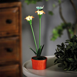 Alista Home Solar Light Flower Red with Photocell IP44 8x8x32cm